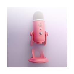 Microphone de jeu USB premium Logitech Blue Yeti - Aube rose