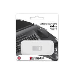 Kingston DataTraveler Micro 64GB Type-A USB 3.2 Gen 1