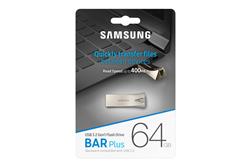 SAMSUNG BAR Plus 64GB USB 3.1 Flash Drive Silver