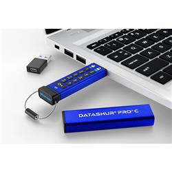 iStorage datAshur PRO+C 128 Go USB 3.2 (Gen 1) SuperSpeed USB 3.2 Gen