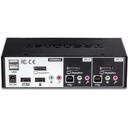 TRENDnet TK-241DP 2-Port DisplayPort KVM Switch(Open Box)