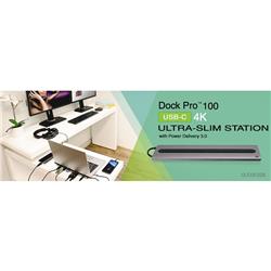 IOGEAR Dock Pro 100 USB-C 4K Ultra-Slim Station(Open Box)