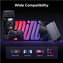 UGREEN Hand Held Dock 6-in-1 for Steam Deck, ROG Ally, Legion Go(Open Box)
