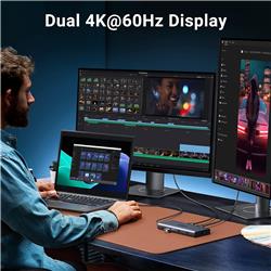 UGREEN Revodok Pro CM639 Docking Station 10-in-1,Dual 4K60Hz