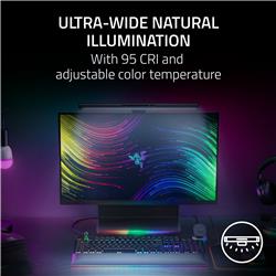Razer - Barre lumineuse LED RVB Aether Monitor - Noir