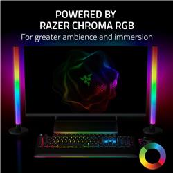 Razer - Barres lumineuses LED RVB Aether Standing Light - Noir