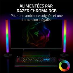 Razer - Barres lumineuses LED RVB Aether Standing Light - Noir