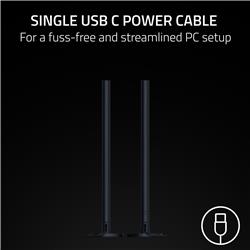 Razer - Barres lumineuses LED RVB Aether Standing Light - Noir