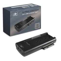 Vantec NexStar Storage Adapter, 3-in-1, USB 3.2 Gen2x1 Type C