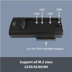Vantec NexStar Storage Adapter, 3-in-1, USB 3.2 Gen2x1 Type C
