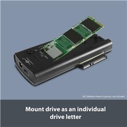 Vantec NexStar Storage Adapter, 3-in-1, USB 3.2 Gen2x1 Type C