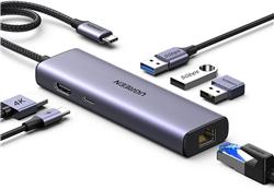 UGREEN Revodok USB C Hub 6-in-1, K30Hz HDMI, 95W Charging, 5Gbps USB C