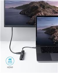 Anker 5-in-1 USB-C Hub, HDMI 4k30hz + Ethernet + 3xUSB-A 3.0(Open Box)