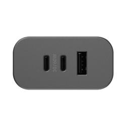 Otterbox 72W Dual Port  Charger, 30W USB-C PD + Single Port 12W USB-A