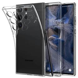 Spigen Crystal Flex pour Samsung Galaxy S23 Ultra - Clair comme du cristal