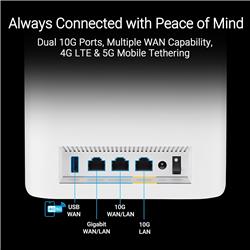 Routeur Wi-Fi 7 Mesh tribande ASUS ZenWiFi BT10 BE18000 (pack de 2)