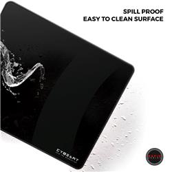 Tapis de souris de jeu CYBEART Ghost (noir) (moyen - 300x250x4mm)