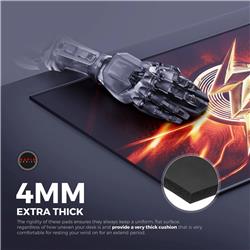 CYBEART Tapis de bureau de jeu The Flash Rises (XXL - 900x400x4mm)