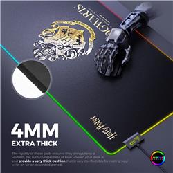 CYBEART Tapis de bureau de jeu RVB Poudlard (XXL - 900x400x4mm)