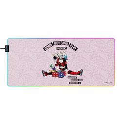 CYBEART Harley Quinn Tapis de bureau de jeu RVB (XXL-900 x400x4mm)