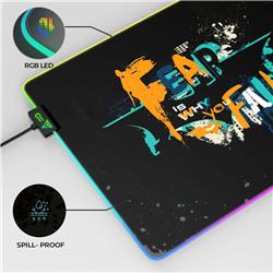 CYBEART  Batman - Fear is Why You Fail RGB Gaming Mouse Pad