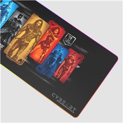 CYBEART Justice League 1.0 RGB Gaming Desk Mat (XXL - 900x400x4mm)