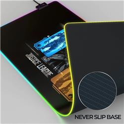 CYBEART Justice League 1.0 RGB Gaming Desk Mat (XXL - 900x400x4mm)