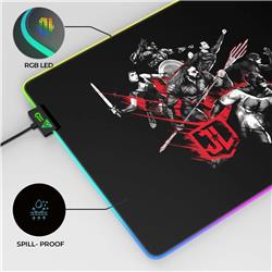 CYBEART Justice League 2.0 RGB Gaming Mouse Pad