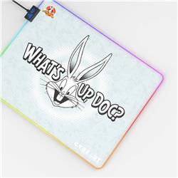 CYBEART Bugs Bunny RGB Gaming Mouse Pad (Large - 450x350x4mm)