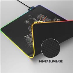 CYBEART Superman Shield RGB Gaming Mouse Pad