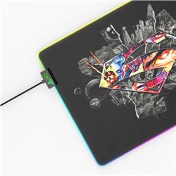 CYBEART Superman Shield RGB Gaming Mouse Pad