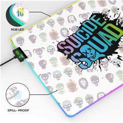 CYBEART Suicide Squad RGB Gaming Mouse Pad (Large - 450x350x4mm)