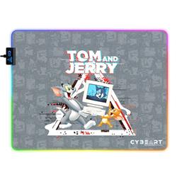 CYBEART Tom and Jerry RGB Gaming Mouse Pad