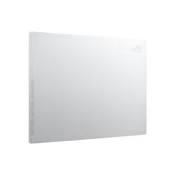 Tapis de souris de jeu en verre ASUS ROG Moonstone Ace L - Blanc