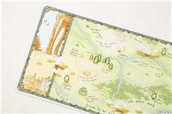 DROP Bees.Keys Hundred Acres XL Tapis de souris - Carte