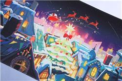 DROP Noël XL Tapis de souris - Nuit