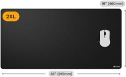 Glorious GMP 2 Edgeless XXL Mouse Pads - Noir(Open Box)