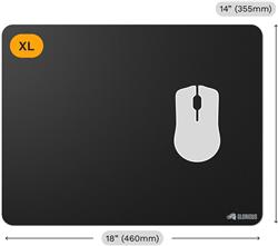 Glorious GMP 2 Edgeless XL Mouse Pads - Black(Open Box)