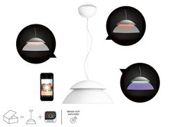 ampe suspendue Philips Hue Beyond (789090) | Fonctionne avec Amazon Alexa pour prendre en charge la gradation | La lampe sus...