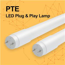 Lungo LED15-Watt 4 ft. Linear T8 Plug and Play LED Tube Light Bulb (Type A), 120-277V, Warm White 3500K