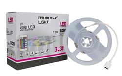 Kingunion RGB LED 3.3ft Strip Lights, with Remote Controller