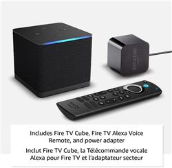 Amazon Fire TV Cube, Hands-free streaming device with Alexa, Wi-Fi 6E, 4K Ultra HD - (B09BZVX3J7)