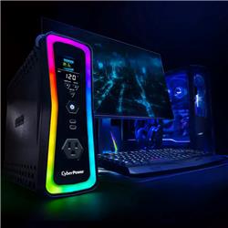 CYBERPOWER 1500VA UPS with RGB Lighting
