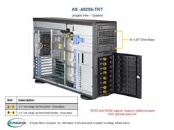 Supermicro AMD EPYC 7401P 24-Core 2.0GHz Tower Server - Special-built (4023S-TRTOTO-8600275937) - 1x AMD EPYC 7401P 24-Core 2.0