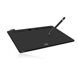 Adesso Graphic Tablet CyberTablet K10 10in x 6in Stylus PC/Mac - Black