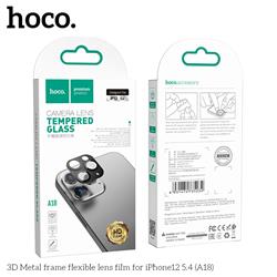 HOCO 3D Metal frame flexible lens film for iPhone 12 5.4" (A18)(Open Box)