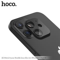 HOCO 3D Metal frame flexible lens film for iPhone 12 5.4" (A18)(Open Box)