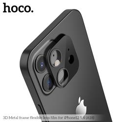 HOCO 3D Metal frame flexible lens film for iPhone 12 5.4" (A18)(Open Box)