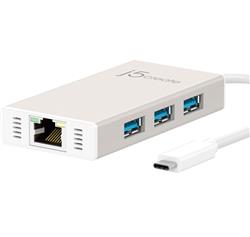 J5CREATE JCH471 USB Type-C Gigabit Ethernet & HUB Multi Adapter