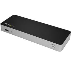 StarTech Dual Monitor USB C Dock - 60W Power Delivery - 4K DP / HDMI - Mac / Windows - Laptop Docking Station - USB C Docking S